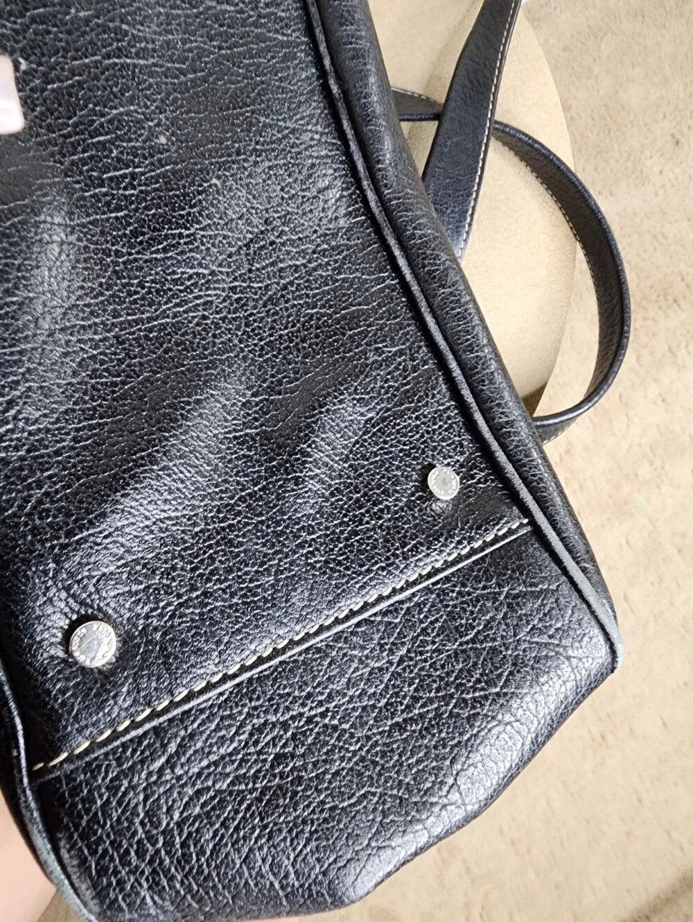 Kate Spade Black Leather Shoulder Bag -